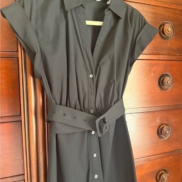Black cap sleeve Veronica Beard Dress - Picture 3 of 7